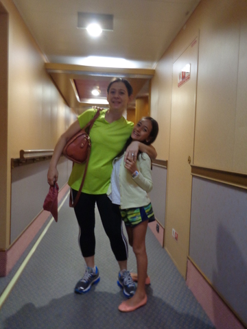 Momento de mãe e filha