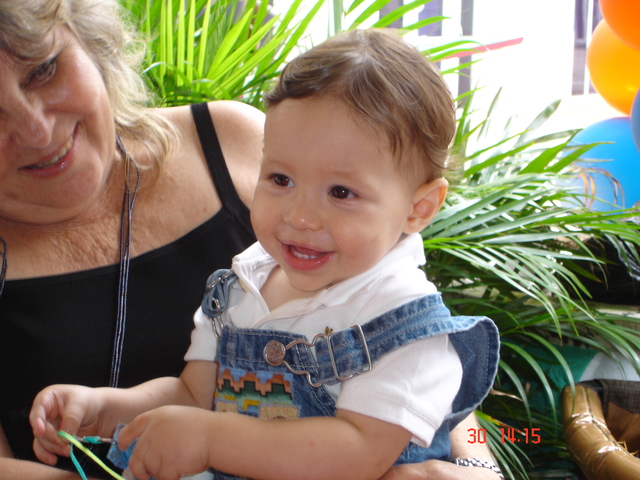 Eu no meu aniverssário de 3 anos