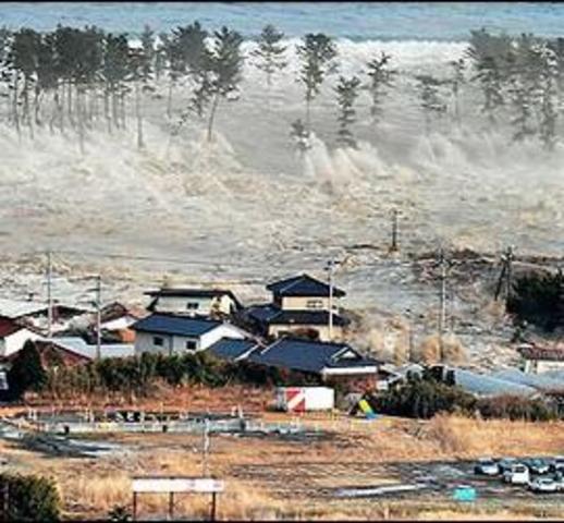 tsunami no Japao