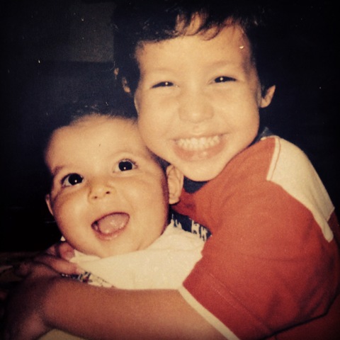 Eu e meu irmão em 2008