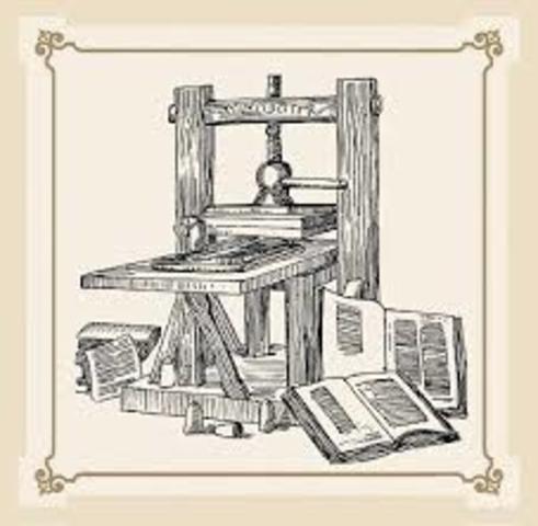 Invenção da prensa tipográfica
