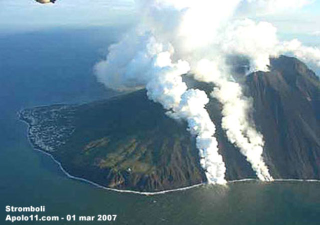 Erupções ao redor do mundo