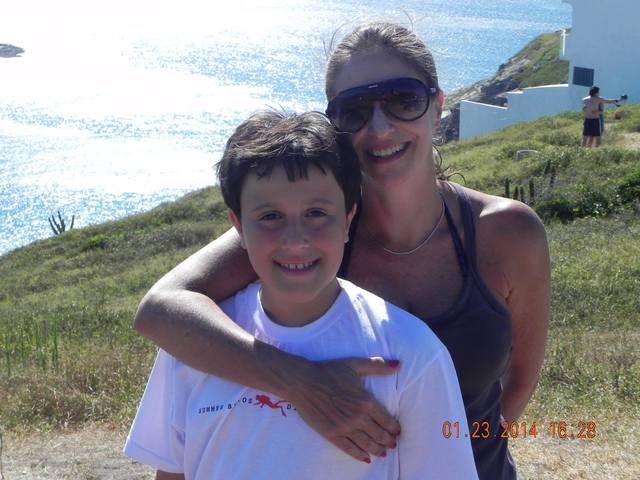 fui a praia com minha familia 2012