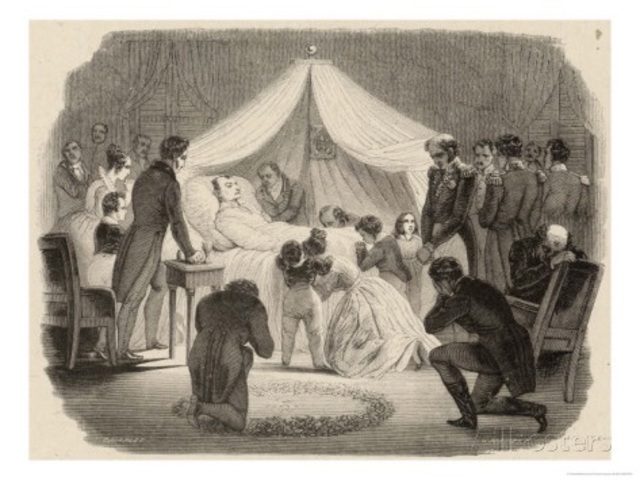 Napolean dies on ST. Helena