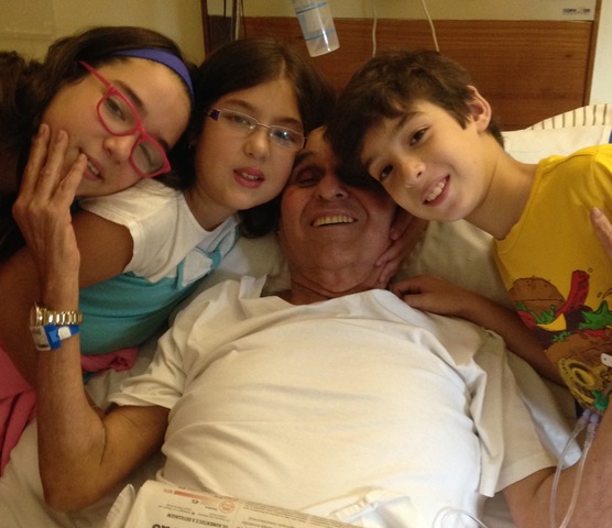 no hospital com o meu avo