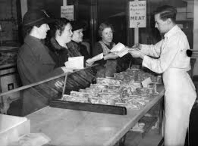 England begins Rationing