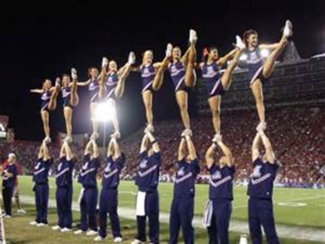 I made the cheer team for Campo Verde