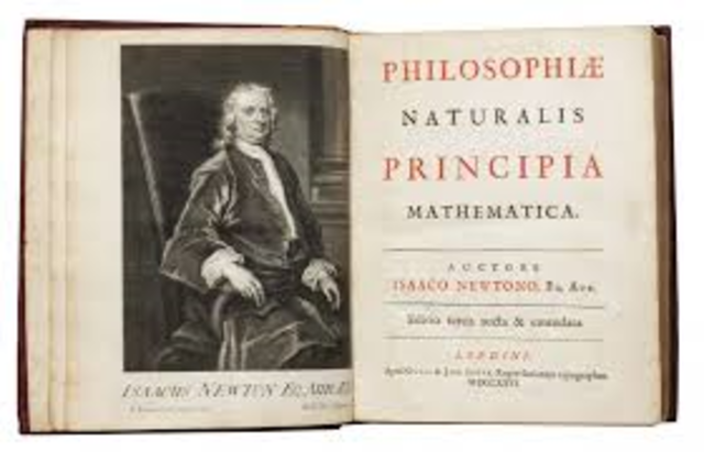 Isaac Newton Publishes Philosophia Naturalis Principia Mathematica