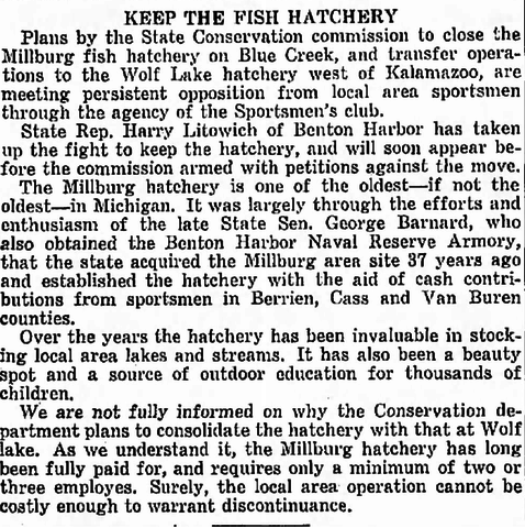 Closing of Hatchery