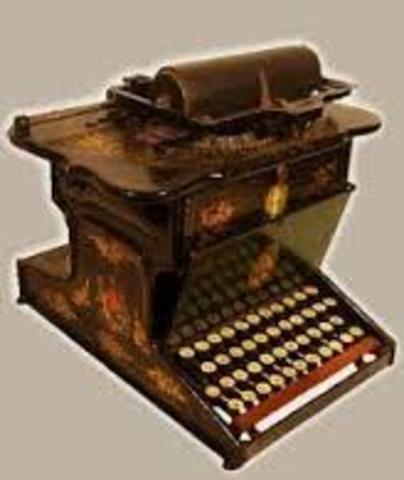 Englishmen, Henry Mill receives the first patent for a typewriter.