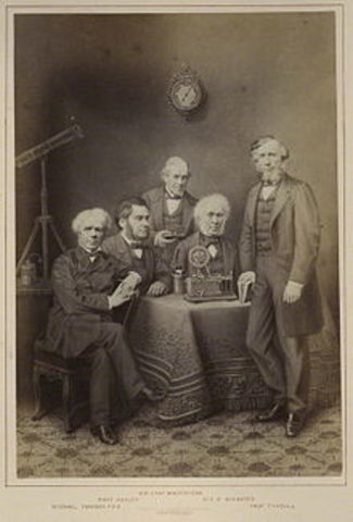 Charles Wheatstone reproduces sound in a primitive sound box - the first microphone.