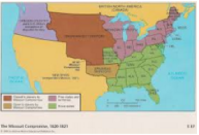 1820 - Missouri Compromise
