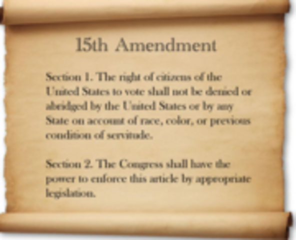 The 15th Amendment