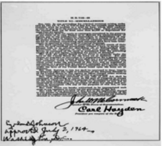 Civil rights act of 1964