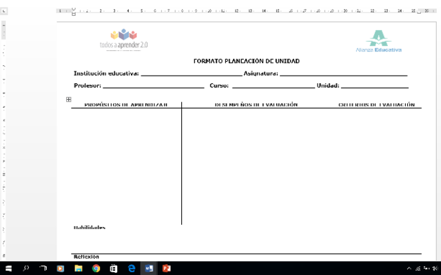 Socialización de los formatos de planeación