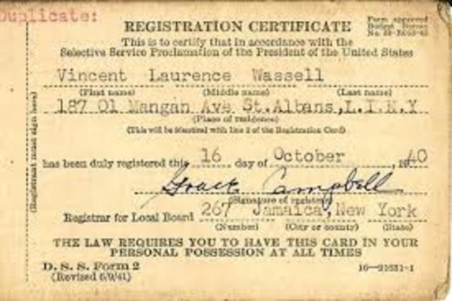 Congress instutited the draft