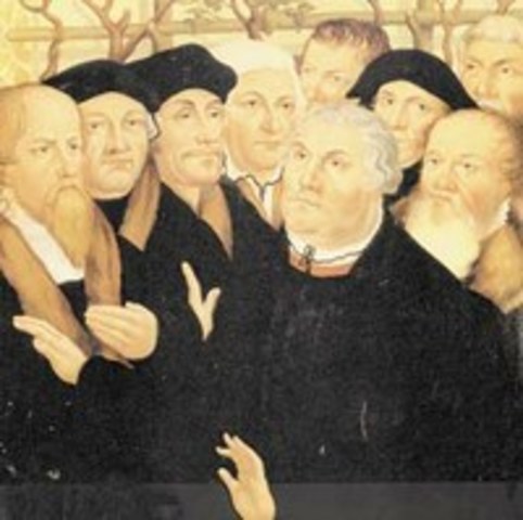 Lutheránusok falragaszokat tűztek ki