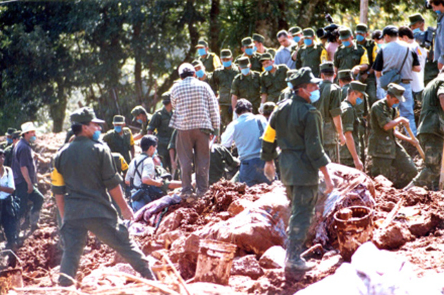 Desastre natural de 1999 instalaciones afectadas