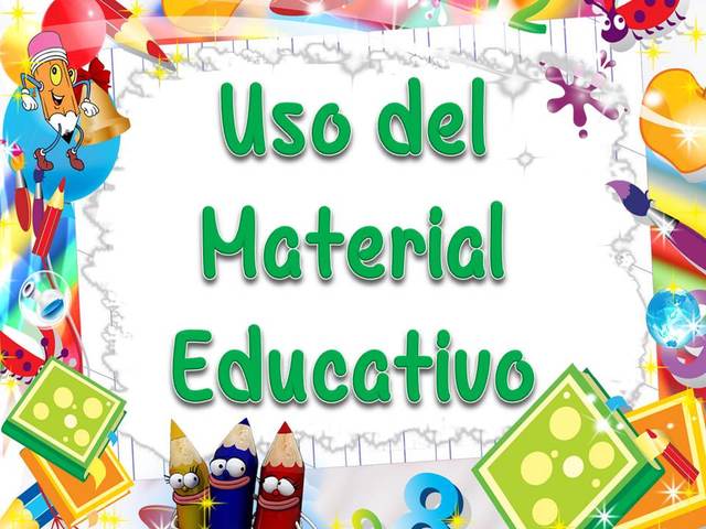 Usar material educativo para favorecer el aprendizaje.