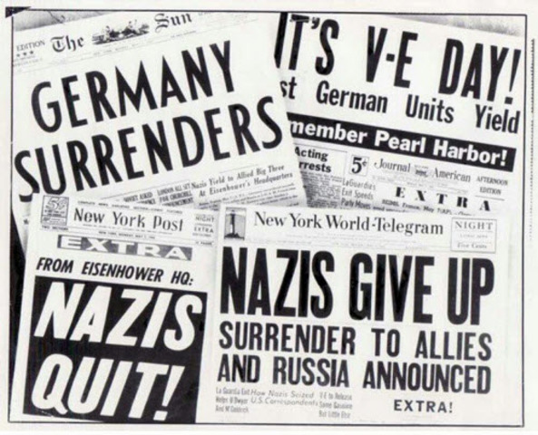 The end of WWII in Europe