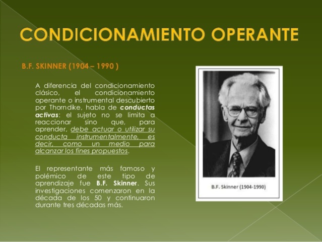 Publicación de la Ciencia Del Aprendizaje y El Arte De Enseñar por B:F:Skinner