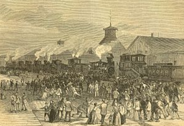 B+O Railroad strike