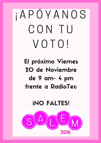 Soy presidenta del Grupo Estudiantil de Mercadotecnia y Comunicación