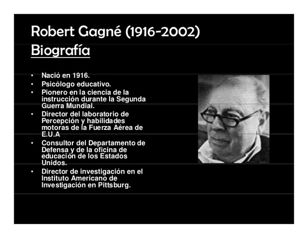 Gagné The Conditions of Learning.