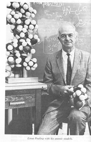 Linus Pauling proposes the idea of a triple-strand helix structure