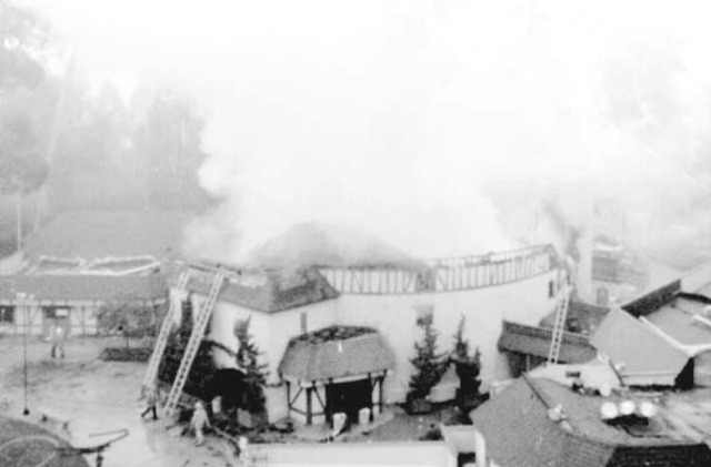 globe theatre burn't down