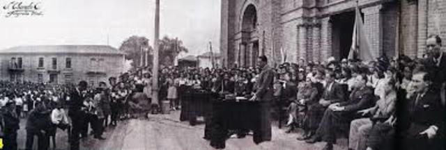 Jorge Eliecer Gaitán propone proyecto el cual no encontró apoyo