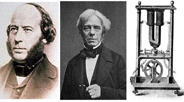 Hippolyte Pixii y Michael Faraday