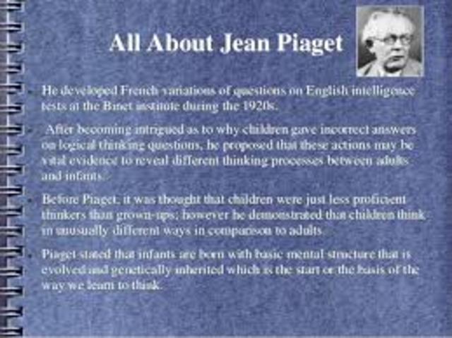 Jean Piaget.