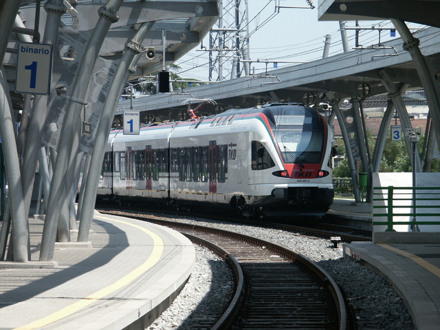 Inaugurazione del tratto italiano e dell'intera linea