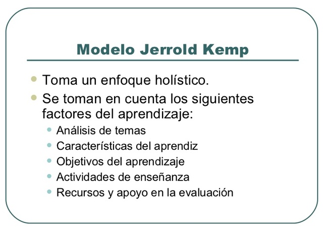 Modelo Jerrold Kemp