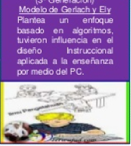 3era. generación. Gerlach y Ely.
