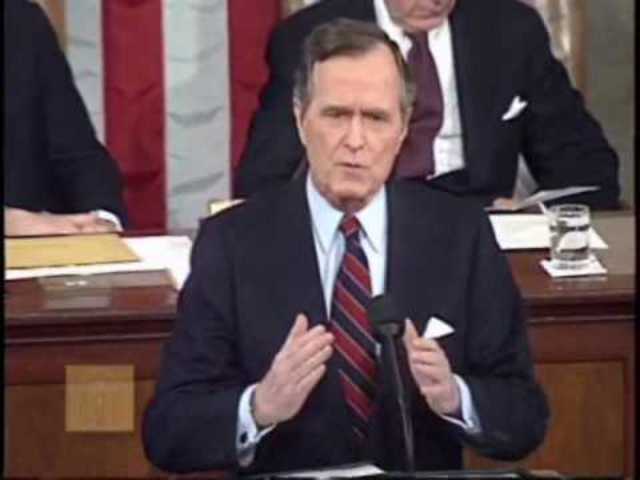 George H. W. Bush as Chief of Executive: State of Union