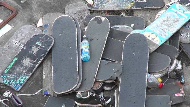 Skateboarding took a downfall