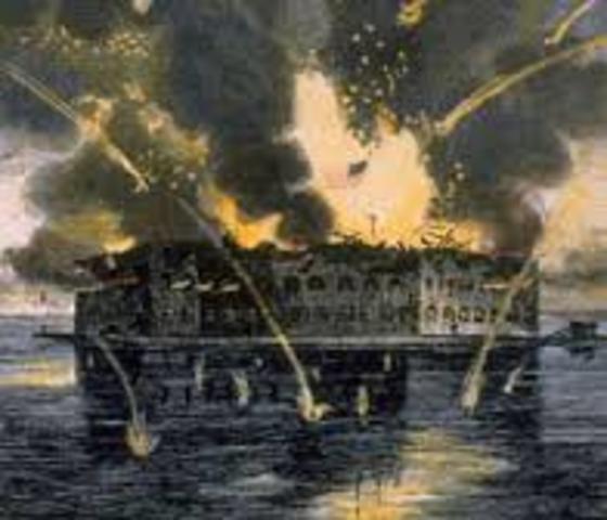 Battle at Fort Sumter