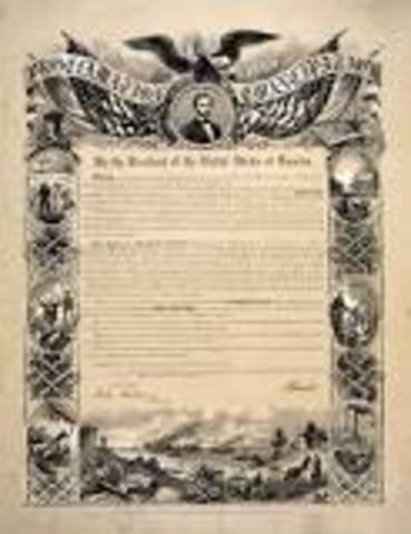 The emancipation proclamation