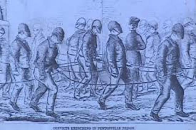 British prisoners settled in Australia