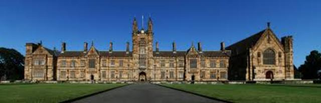 Sydney University Founded