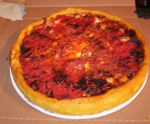 Invention of Chicago-style deep-dish pizza