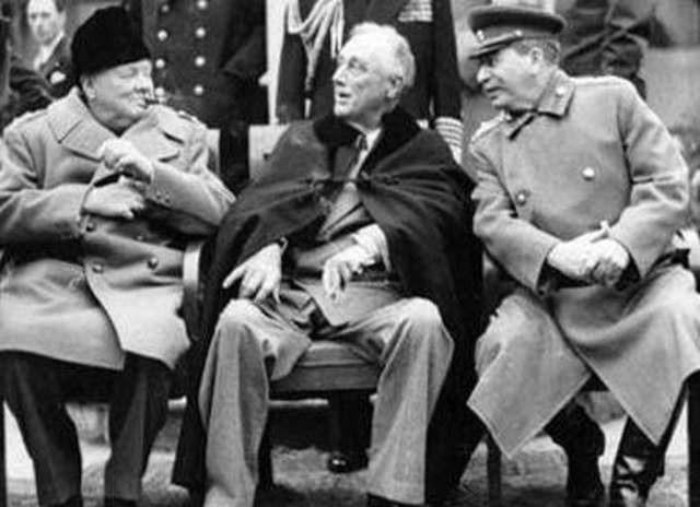 Conferencia de los aliados en Yalta, Crimea, Ucrania