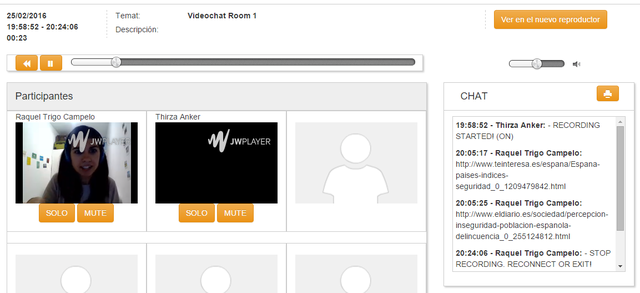 Conversación sobre vídeo (Parte 1)