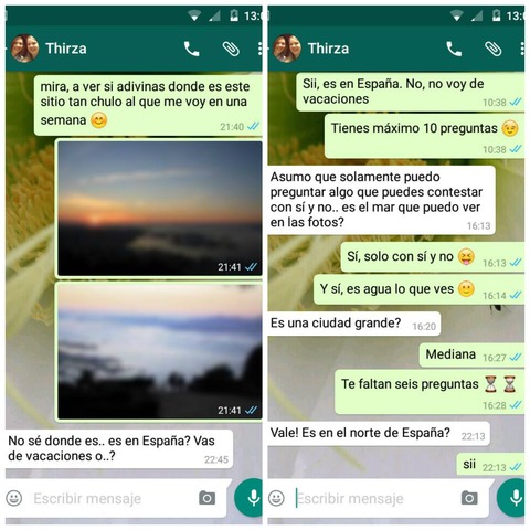 Adivinar lugar (Parte 1)