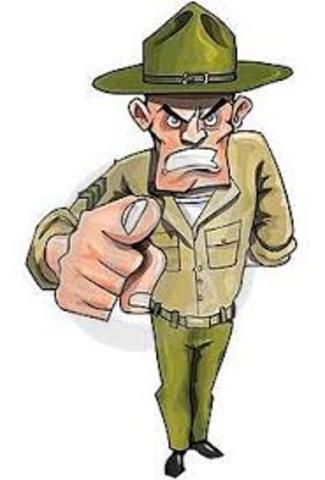 Formacion militar Norteamericana