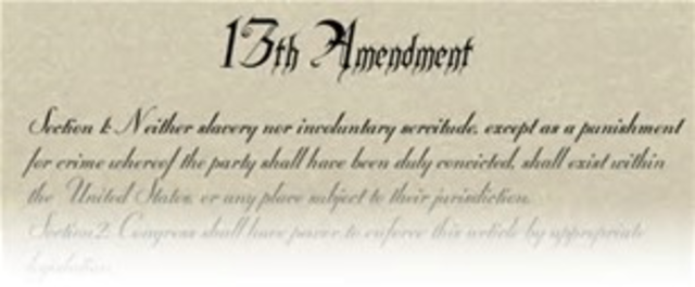 The Thirteenth Amendment
