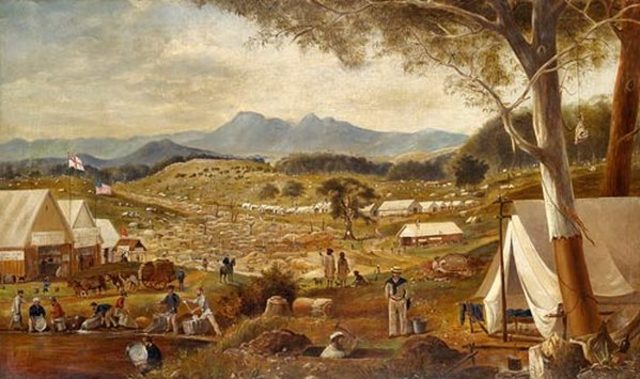 The start of the Gold Rush