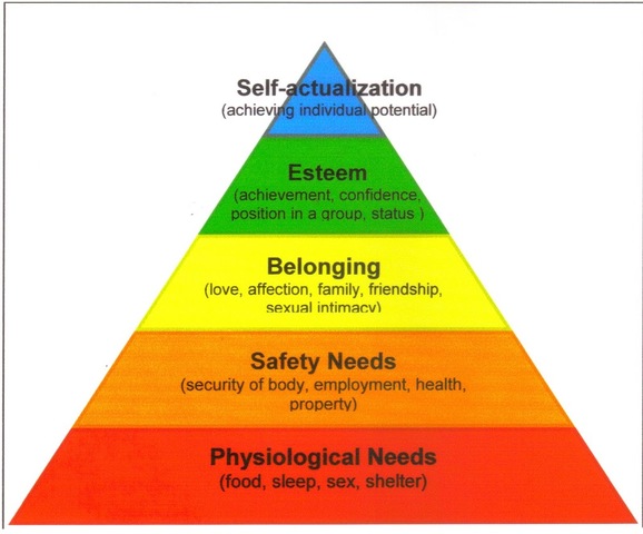 Abraham Maslow publishes his theory of the hierarchy of needs.